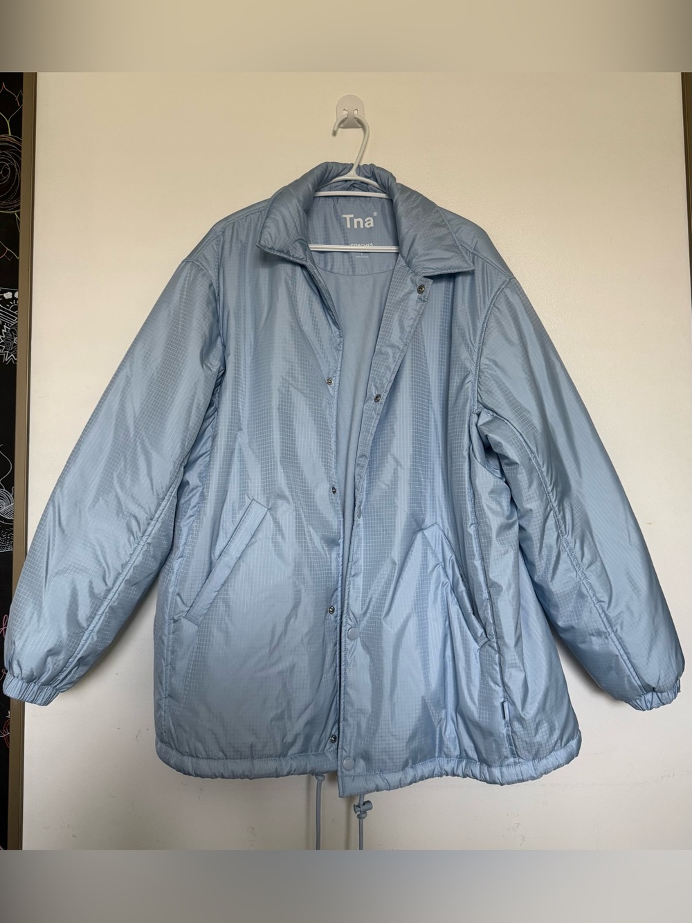 TNA Pale Blue Coaches Jacket
